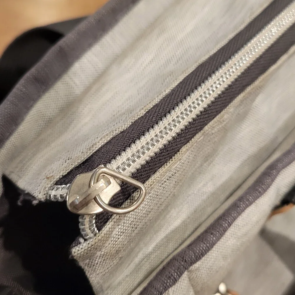 Bananafish Hybrid Convertible Diaper Bag Backpack Tote Grey Colorblock Travel